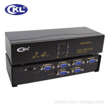 450MHz 2 in 4 out VGA Switch